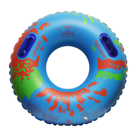 Photo of Single tube for water slide and water park, 42 inches, ZLG42LBE, blue with pattern