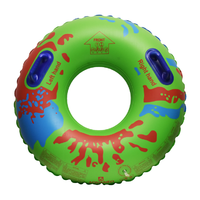 Photo of Single tube for water slide and water park, 42 inches, ZLG42GSE, green with pattern