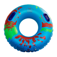 Photo of Single tube for water slide and water park, 48 inches, ZLG48BSE, blue with pattern