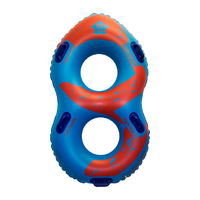 Photo of Double tube for water slide and water park, 42 inches, ZLG8B42E, blue with pattern