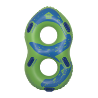 Photo of Double tube for water slide and water park, 42 inches, ZLG8G42E, green with pattern