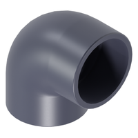 Photo of 90° elbow PVC-U CEPEX UP.01.SF 63 mm