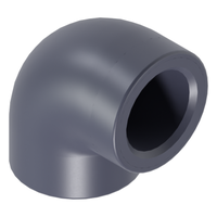 Photo of 90° elbow PVC-U CEPEX UP.01.SFTR 20 mm × ½" female thread