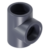 Zdjęcie Trójnik 90° PVC-U CEPEX UP.03.SFT 40 mm × 1¼" KW/KW/GW