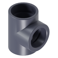 Zdjęcie Trójnik 90° PVC-U CEPEX UP.03.SFT 63 mm × 2" KW/KW/GW