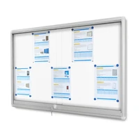 Foto av Oppslagsskap GCS 140 × 80 cm, herdet glass