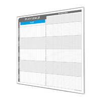 Zdjęcie 12 sınıf ve 20 öğretmen için ders planı 70 × 92 cm, manyetik kuru silinebilir