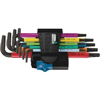 Zdjęcie Zestaw kluczy trzpieniowych Wera 967/9 TX Multicolour HF 1, BlackLaser, z funkcją przytrzymywania