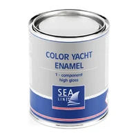 Photo of Sea-Line one-component yacht enamel, black RAL 9005, 750 ml