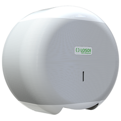 Image de Distributeur de papier toilette Jumbo Ø 56 LOSDI ECO-LUXE, blanc