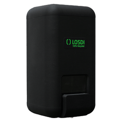 Foto di Dispenser di sapone liquido 1L LOSDI ECO-LUXE, nero opaco