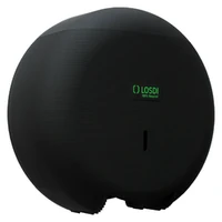 Image de Distributeur de papier toilette Jumbo Ø 45 LOSDI ECO-LUXE, noir mat