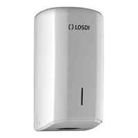 Photo of Interfold toilet paper dispenser LOSDI Elegance, ABS white