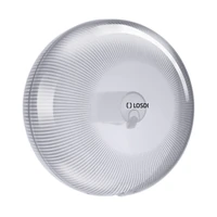 Photo of Maxi Jumbo toilet paper dispenser Ø 56 LOSDI Star Line, translucent white plastic
