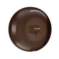 Image de Distributeur de papier toilette Jumbo Ø 56 LOSDI Star Line, en plastique noir semi-transparent