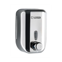 Photo of Liquid soap dispenser 700 ml LOSDI Elegance Blinder, bright stainless steel