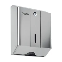 Image de Distributeur d'essuie-mains pliés LOSDI Oceano Line, acier inoxydable AISI 304 satiné