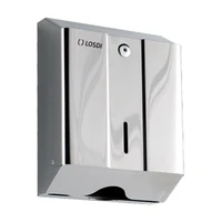 Image de Distributeur d'essuie-mains pliés LOSDI Oceano Line, acier inoxydable AISI 430 satiné