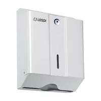 Image de Distributeur d'essuie-mains pliés LOSDI Oceano Line, acier peint, blanc