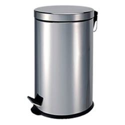 Photo of Waste bin 12 L LOSDI, bright stainless steel
