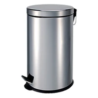Photo of Waste bin 12 L LOSDI, satin stainless steel